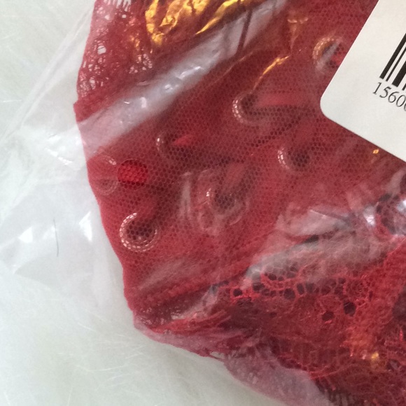 Victoria Secret Lace Up Cutout Floral Bralette Bra - Picture 4 of 7